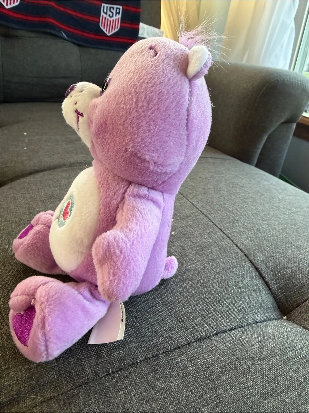 Care Bears Lavender Heart Lollipop Bear Plush